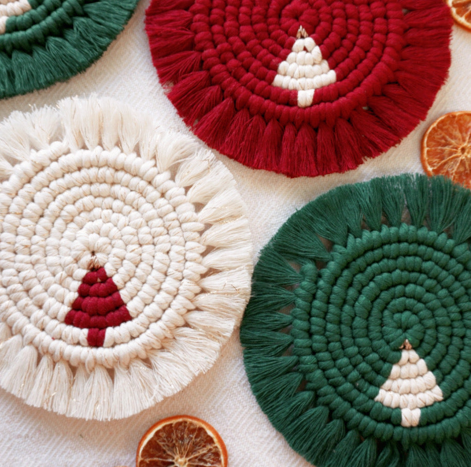 PMQ: Macrame Xmas Tree Coaster Workshop (3.5Hr)