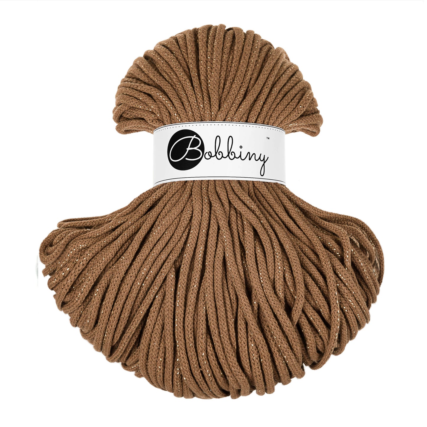 GOLDEN CARAMEL Braided cord 5mm