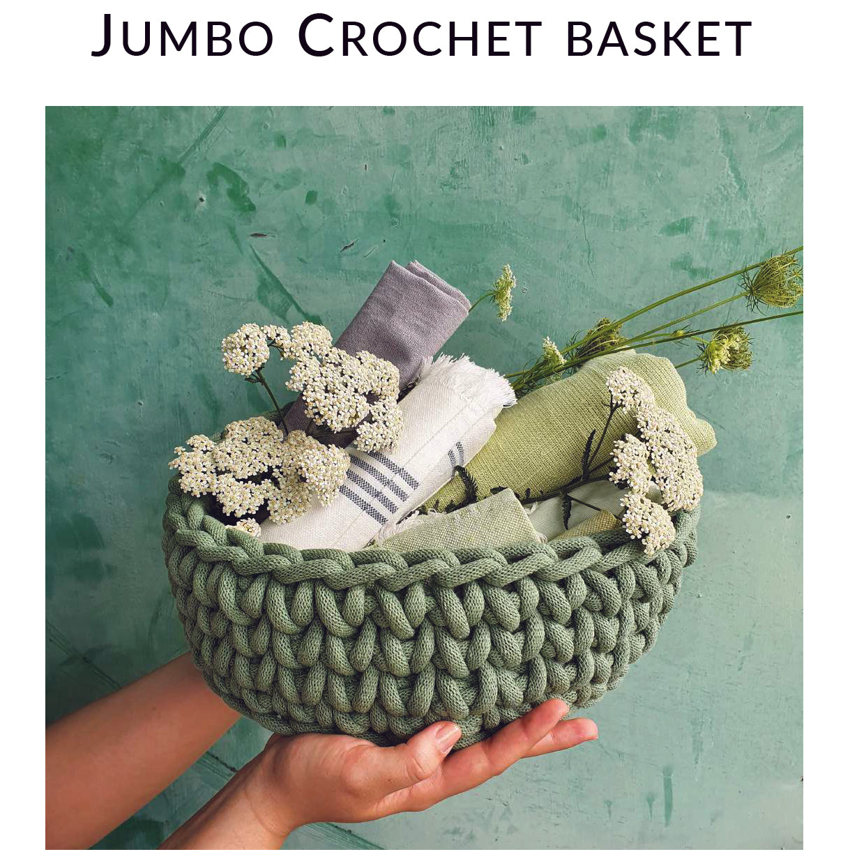 Jumbo Crochet Basket Pattern
