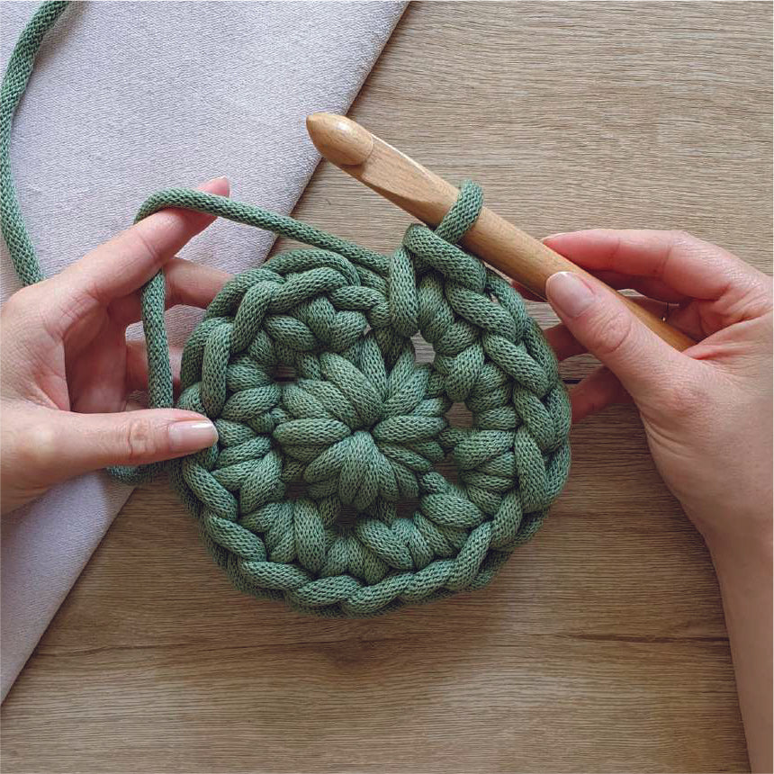 Jumbo Crochet Basket Pattern