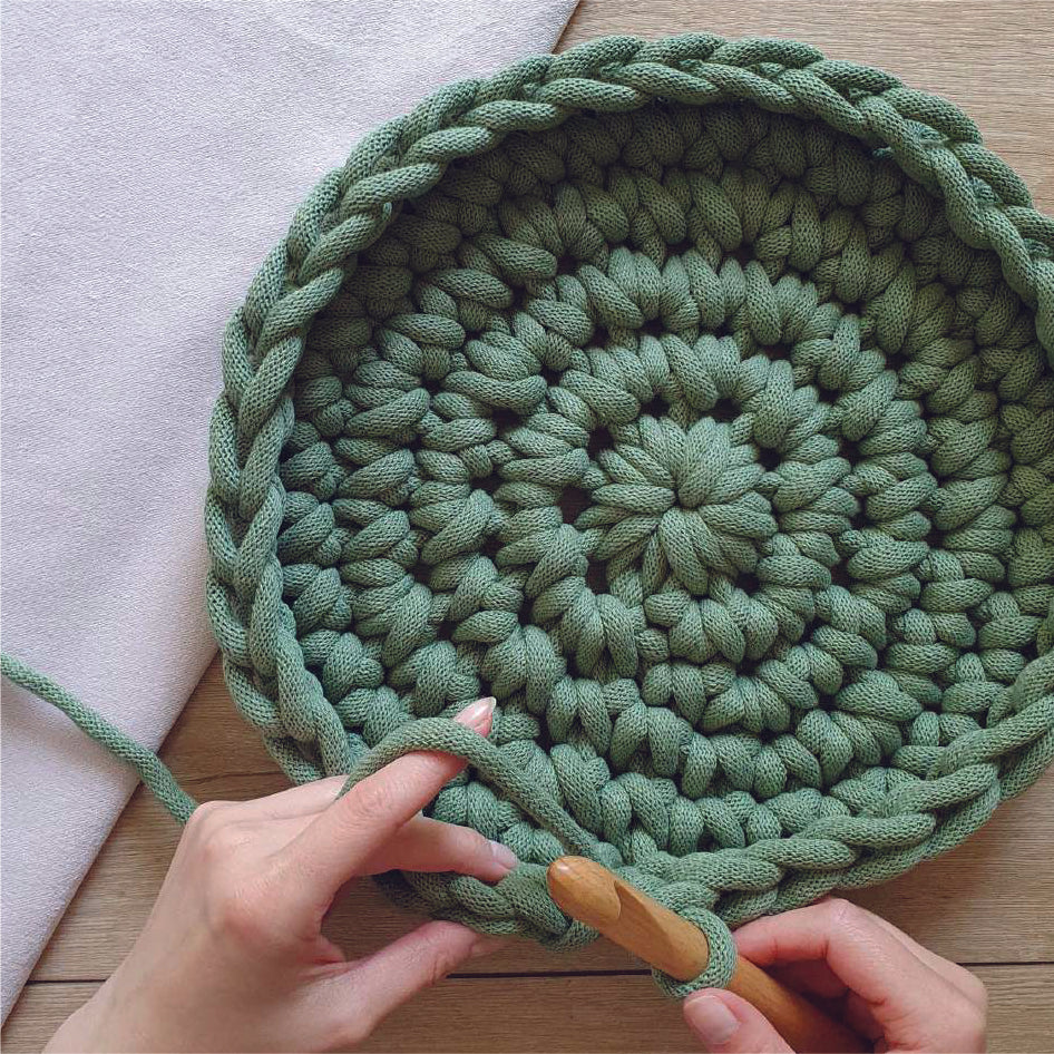 Jumbo Crochet Basket Pattern