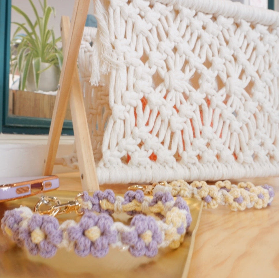 PMQ: Daisy Phone Strap Wristlet Workshop - short version (~3Hr)