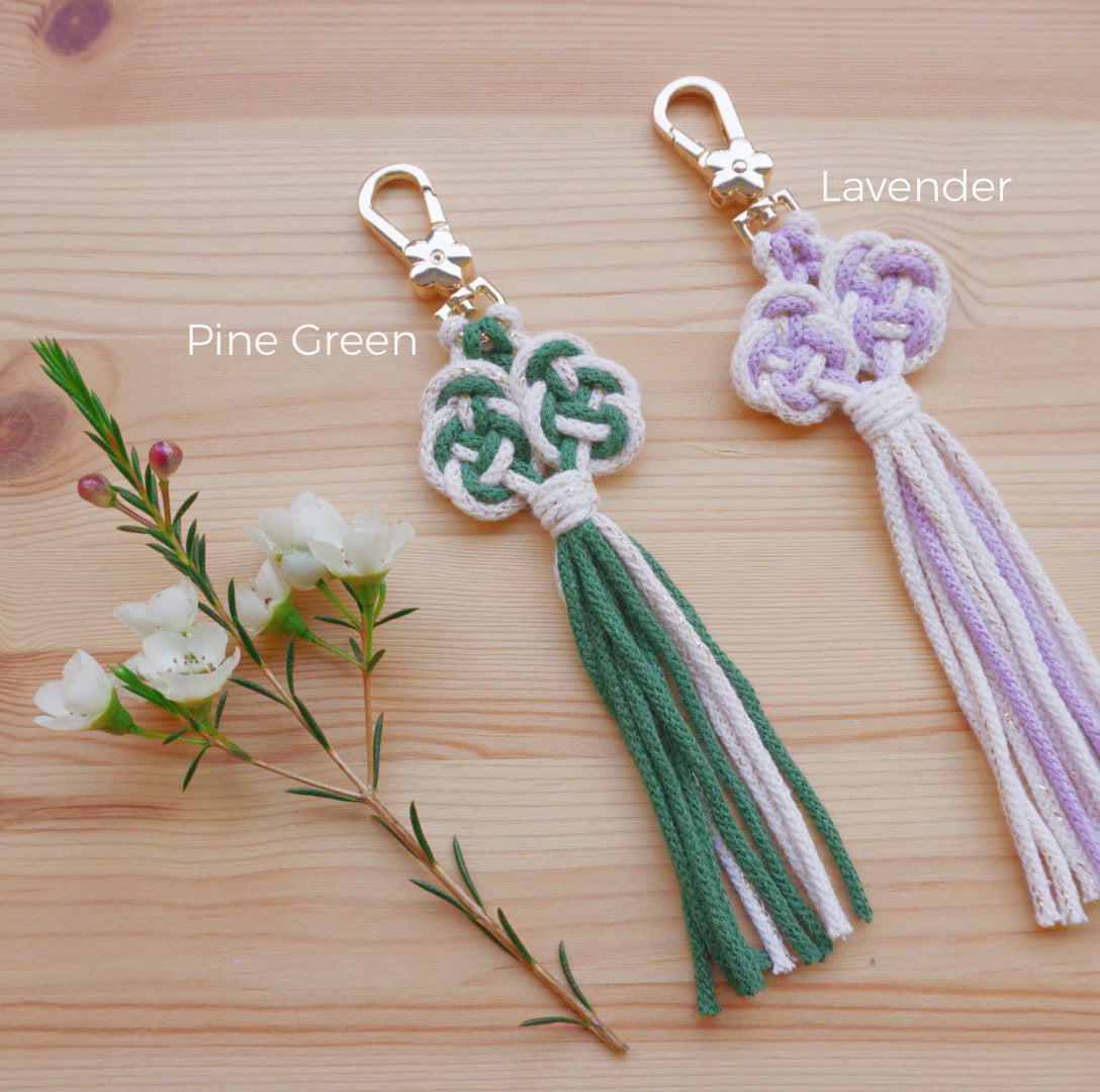Josephine Knot key Chain x 2 - DIY Kit