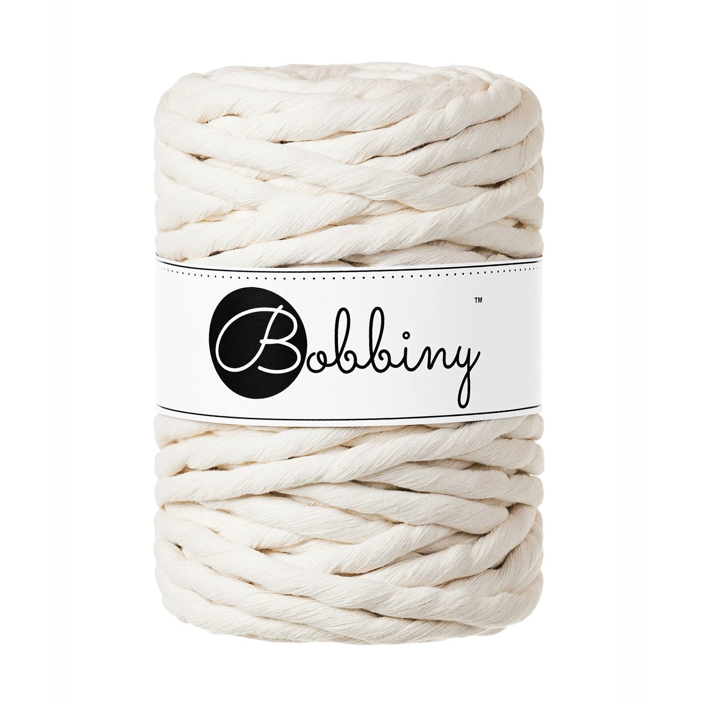 NATURAL Macrame cord 9mm