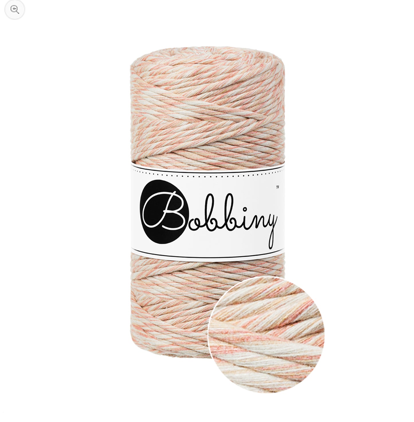 PEACH SHAKE Macrame cord 3mm
