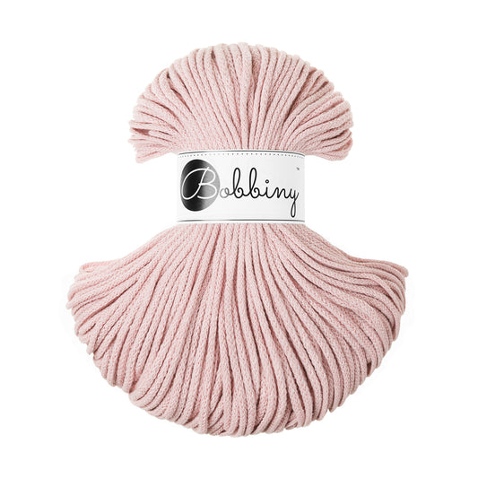 PASTEL PINK Braided cord 3mm