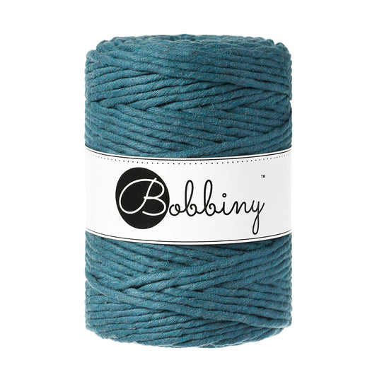 PEACOCK BLUE Macrame cord 5mm