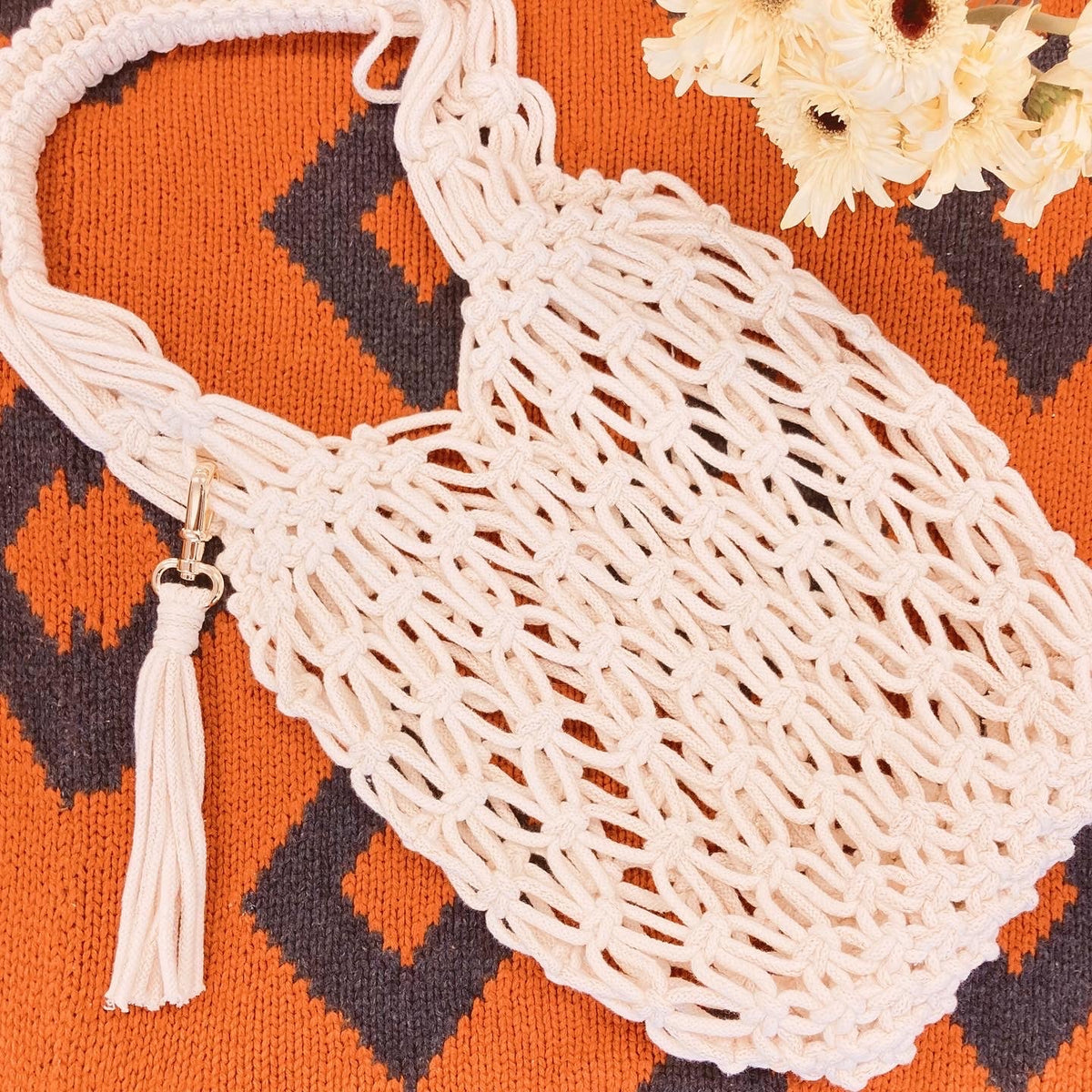 Macrame Net PMQ: Macrame Net Bag Workshop (~5.5Hr) – Loveless Knots