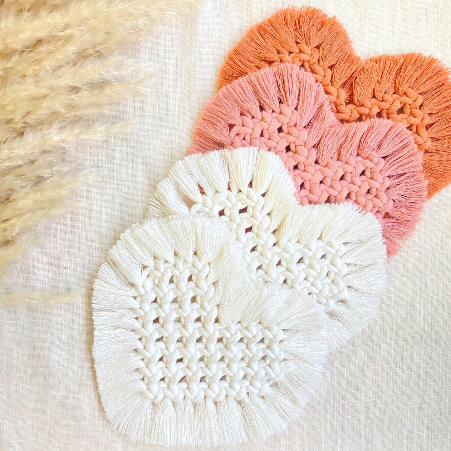 PMQ: Macrame Heart Coasters / Decor Workshop (2Hr)