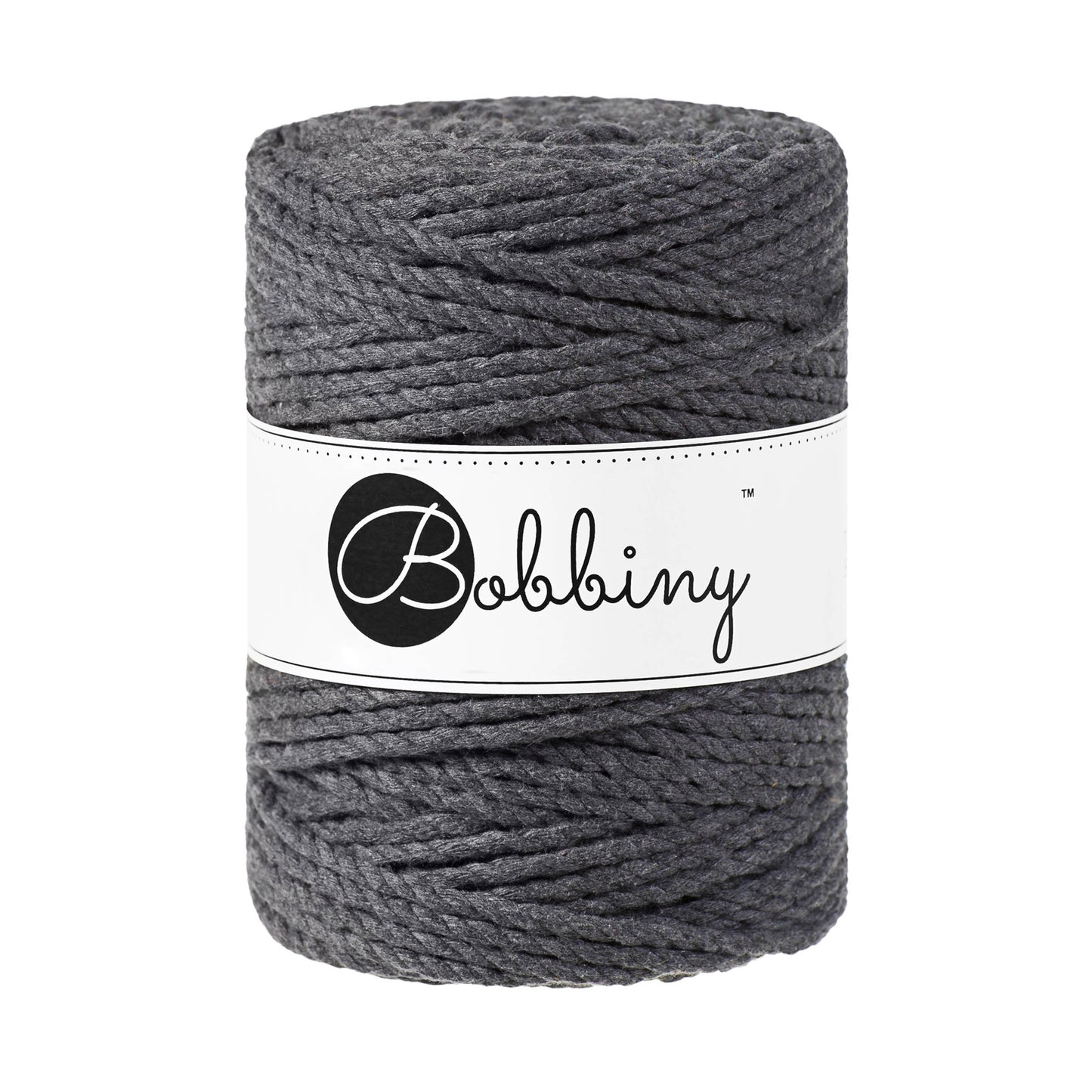 CHARCOAL 3PLY Macrame rope 5mm