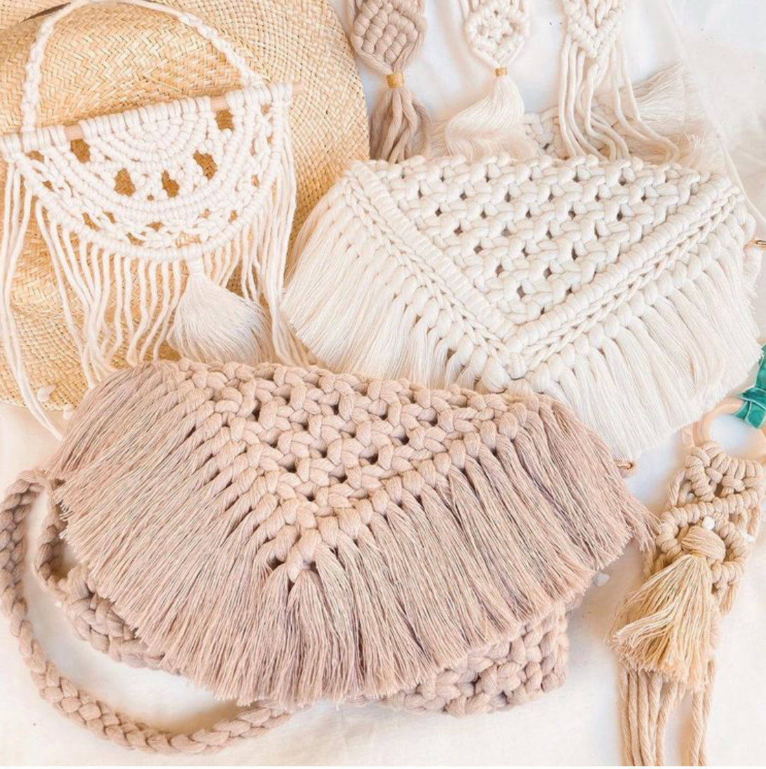 PMQ: Macrame Clutch (2 classes: total ~ 8 Hr)