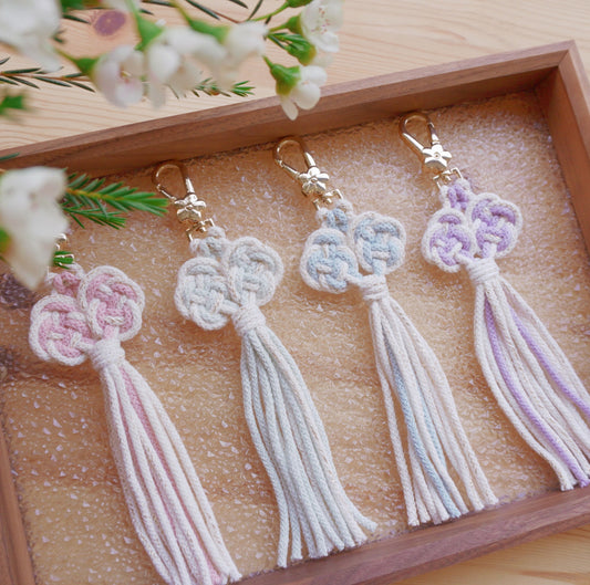 Josephine Knot key Chain x 2 -  DIY Kit