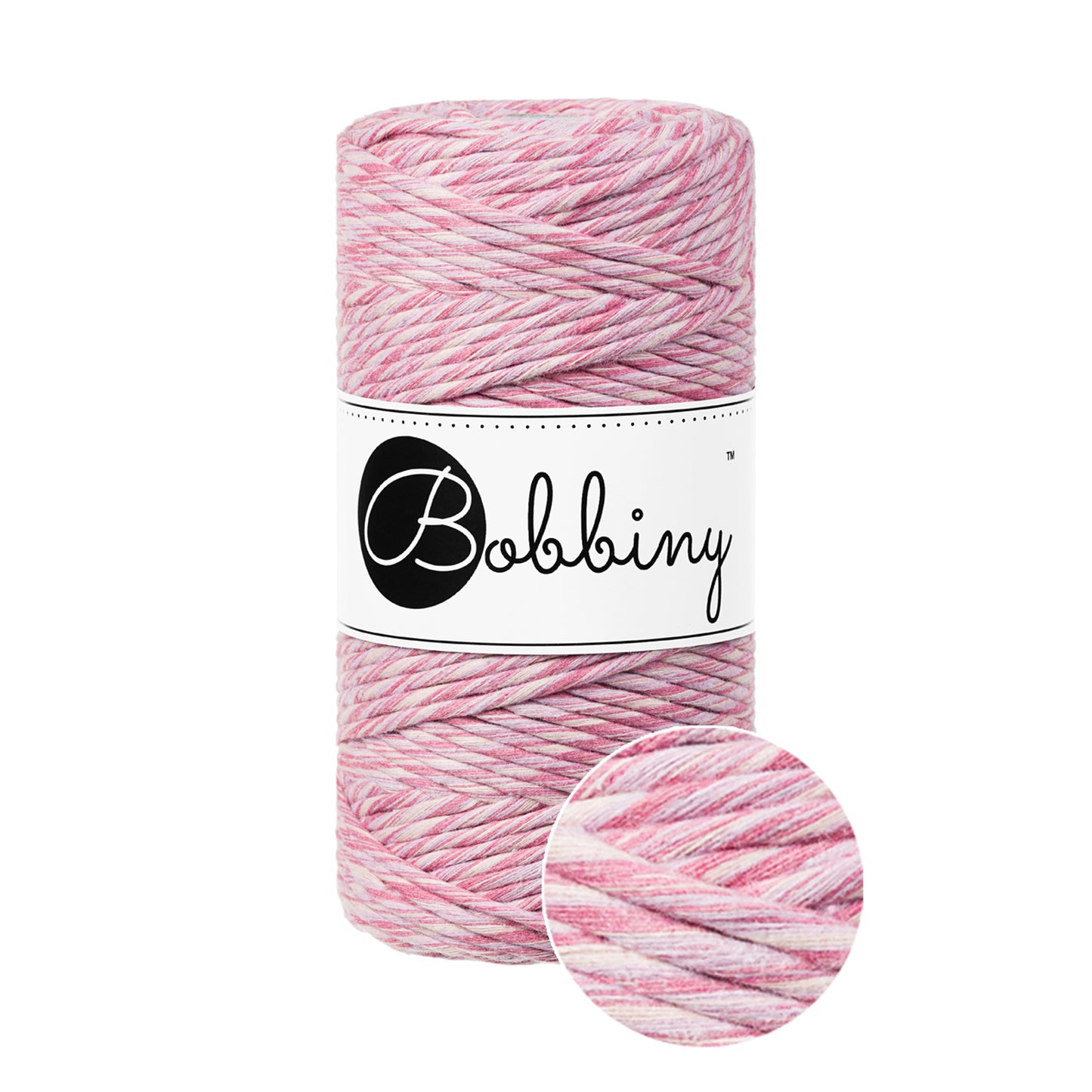 RASPBERRY SHAKE Macrame cord 3mm