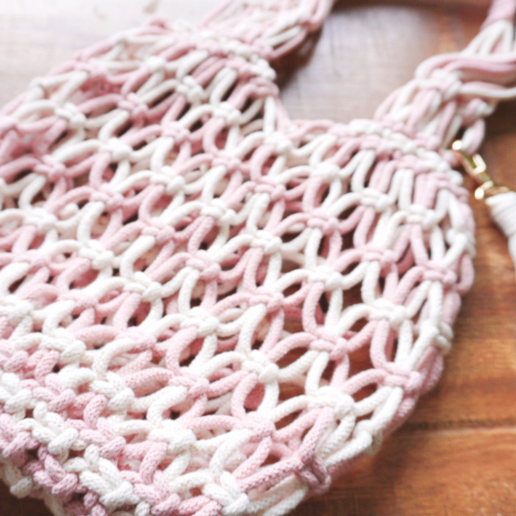 Macrame Net PMQ: Macrame Net Bag Workshop (~5.5Hr) – Loveless Knots