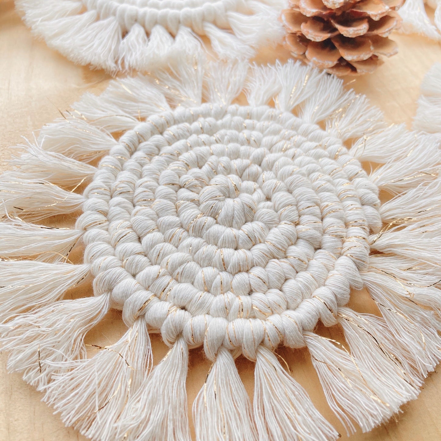 PMQ: Macrame Coasters / Mini Basket Workshop (~3.5Hr)