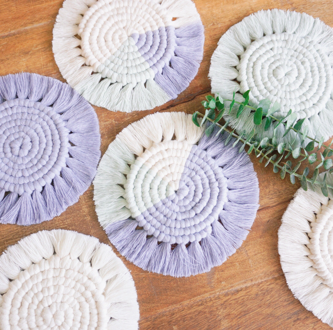 PMQ: Macrame Coasters / Mini Basket Workshop (~3.5Hr)