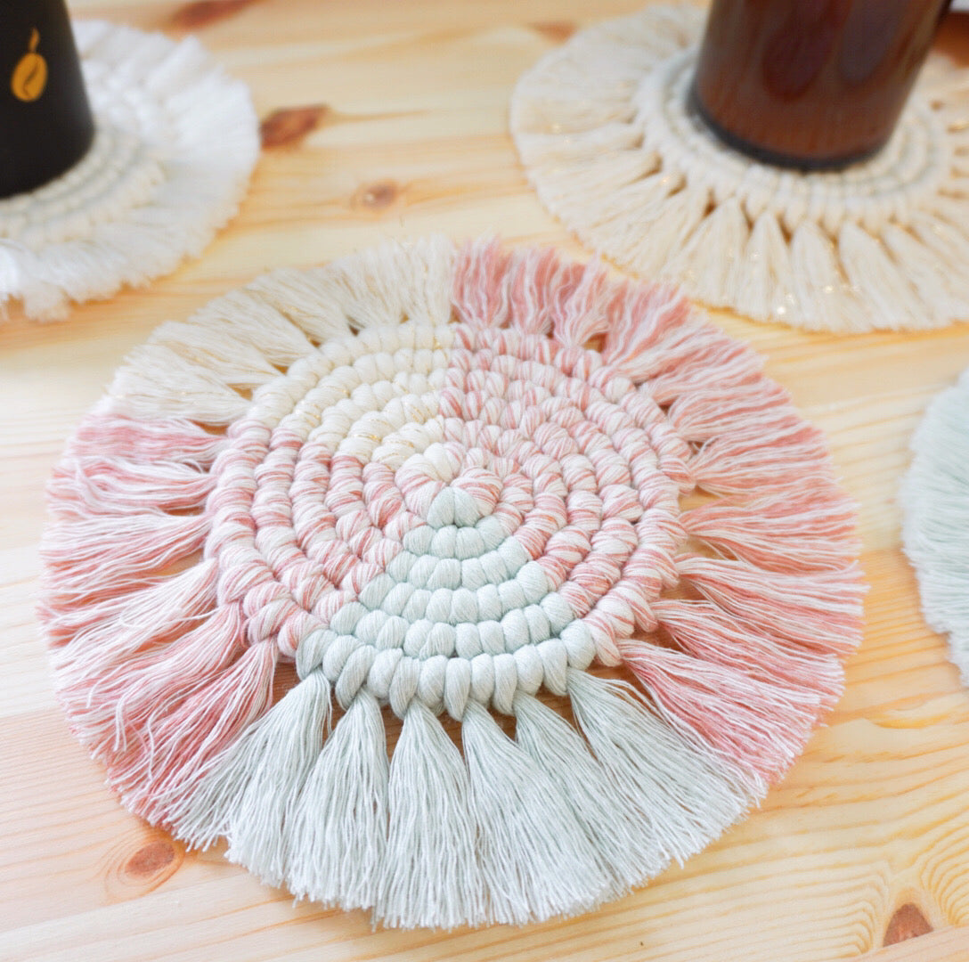 PMQ: Macrame Coasters / Mini Basket Workshop (~3.5Hr)