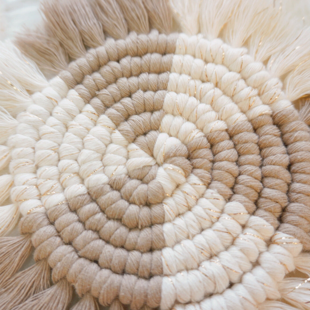 The Hive Central x CCG Commons x  Loveless Knots:  Macrame Round Coasters Workshop + DIY Kit