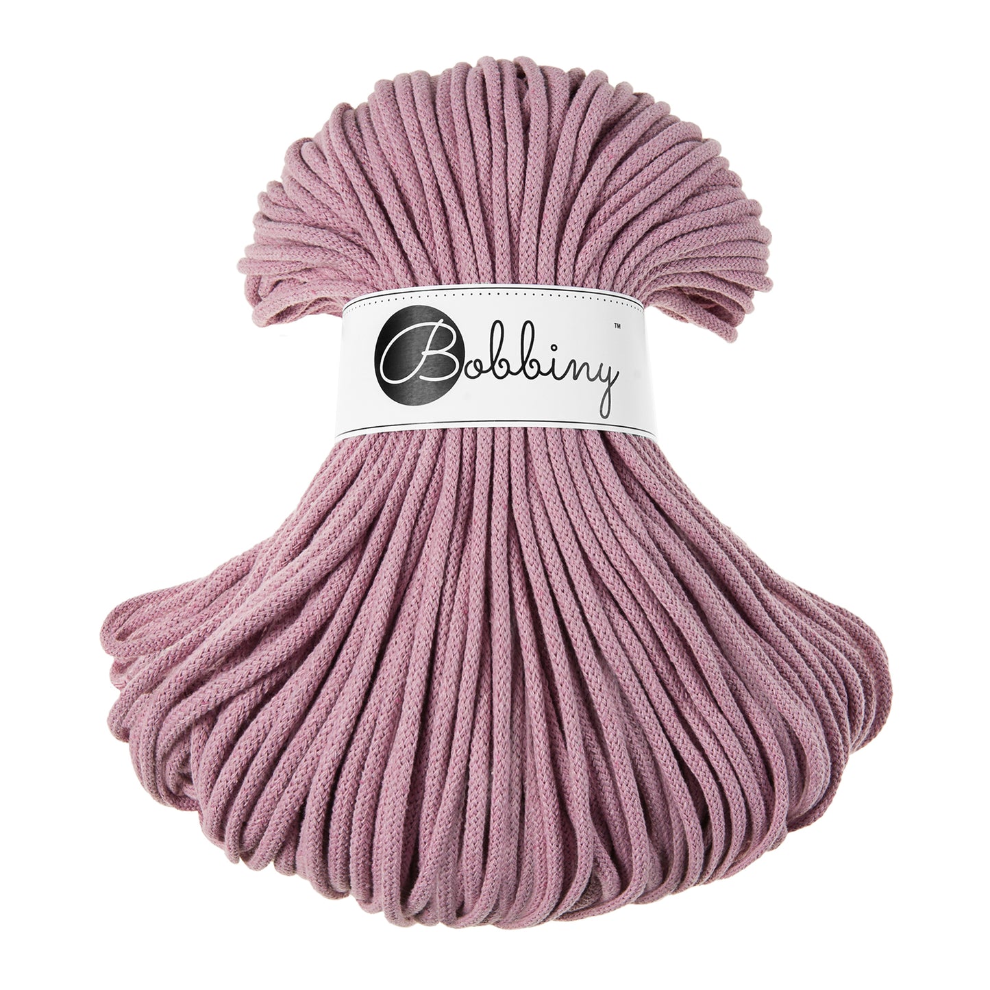 DUSTY PINK Braided cord 5mm