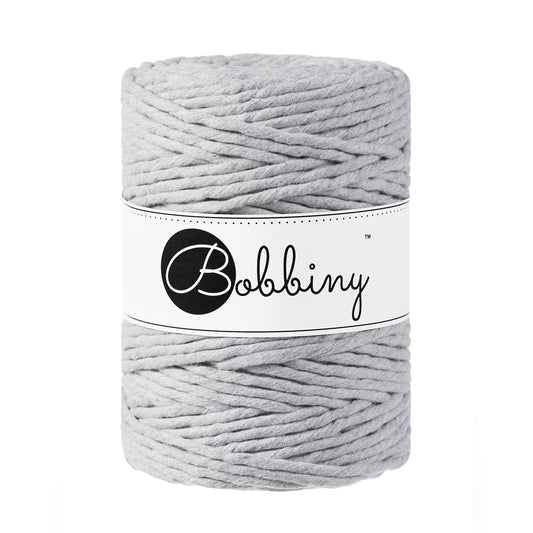 LIGHT GREY Macrame cord 5mm