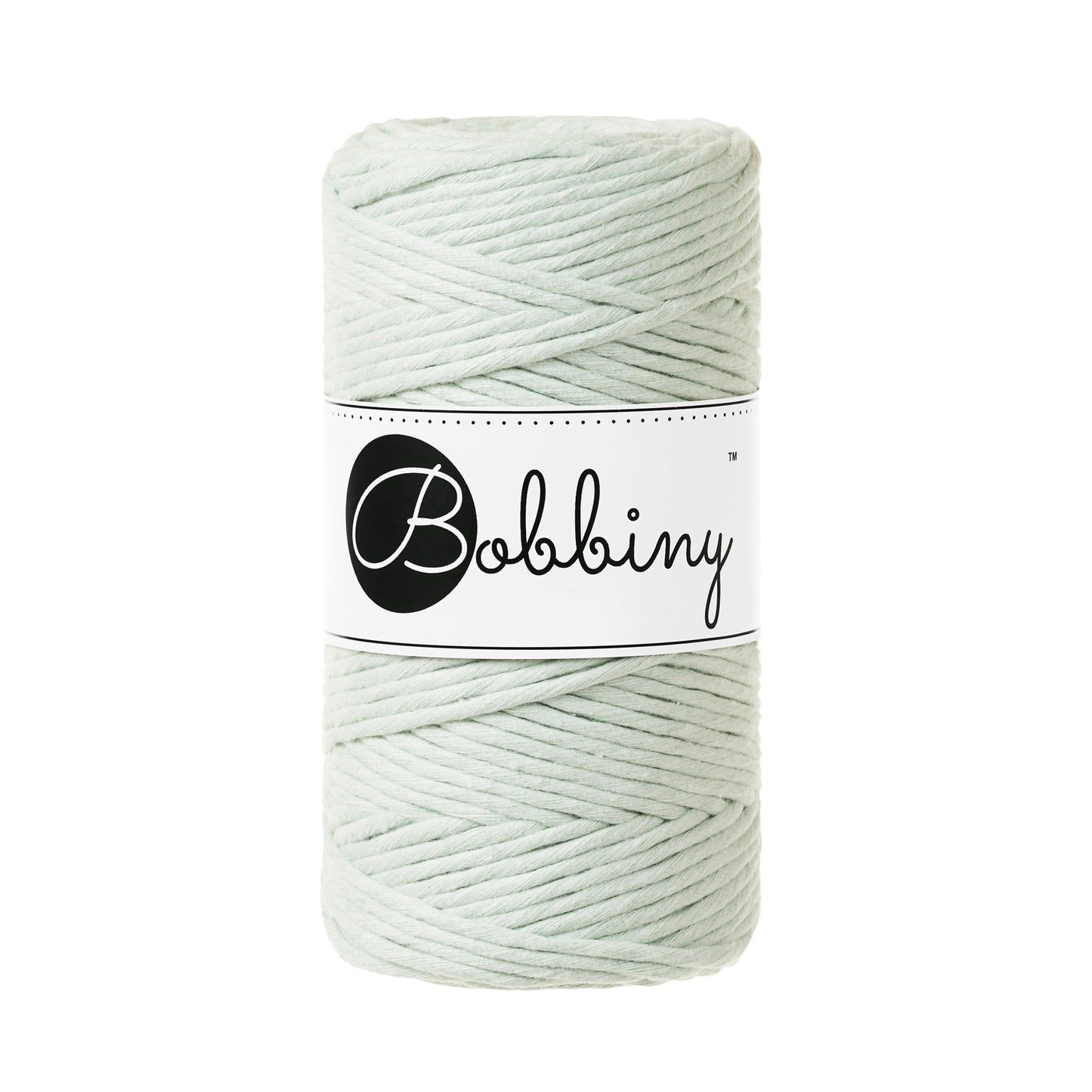 MILKY GREEN Macrame cord 3mm