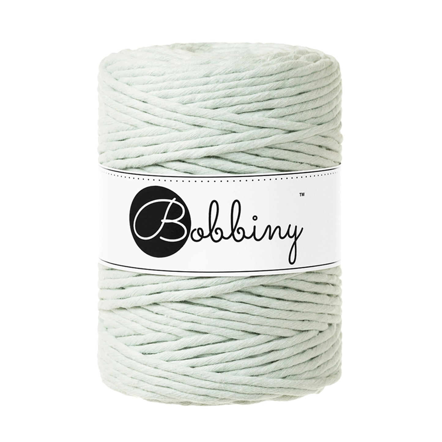 MILKY GREEN Macrame cord 5mm