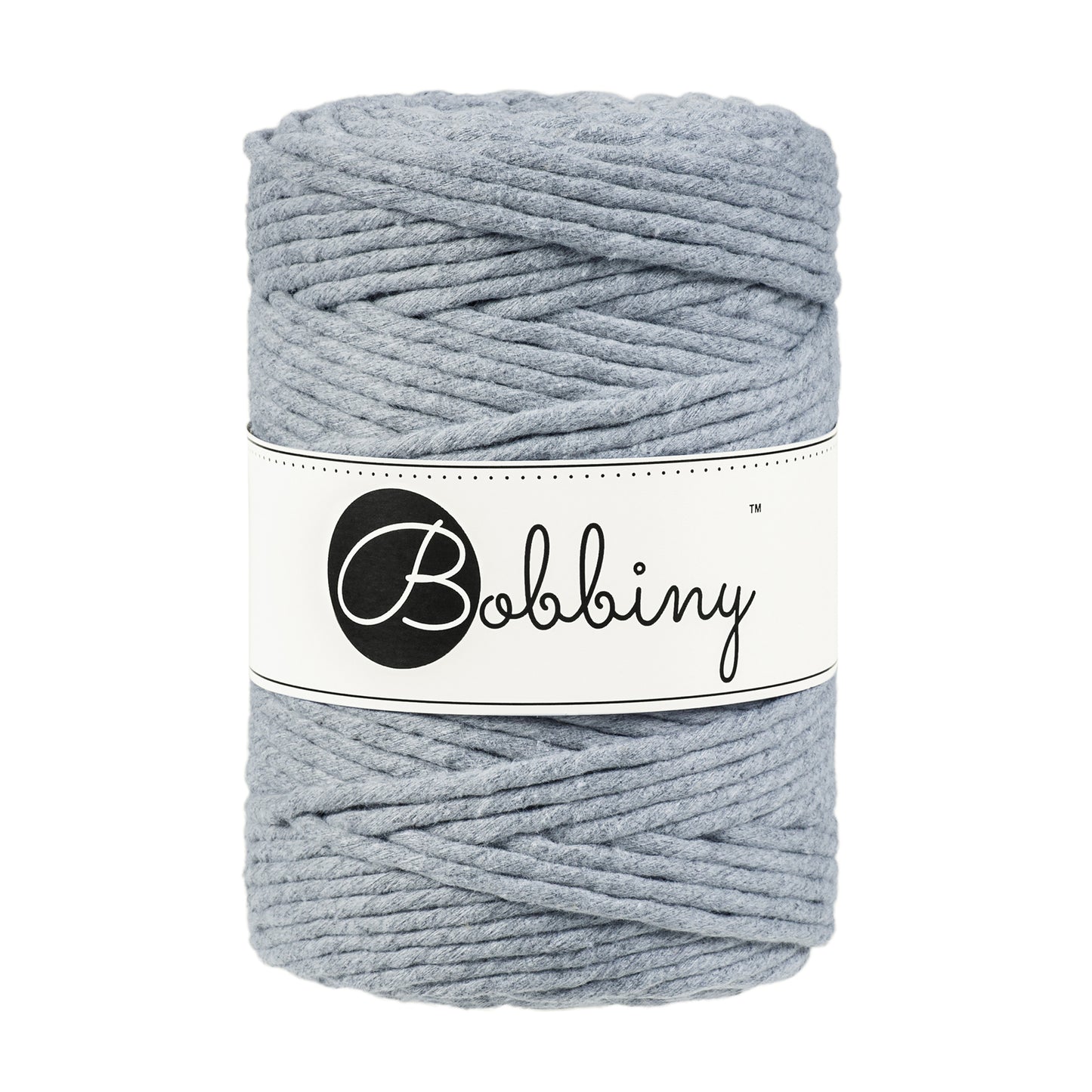 SILVER Macrame cord 5mm