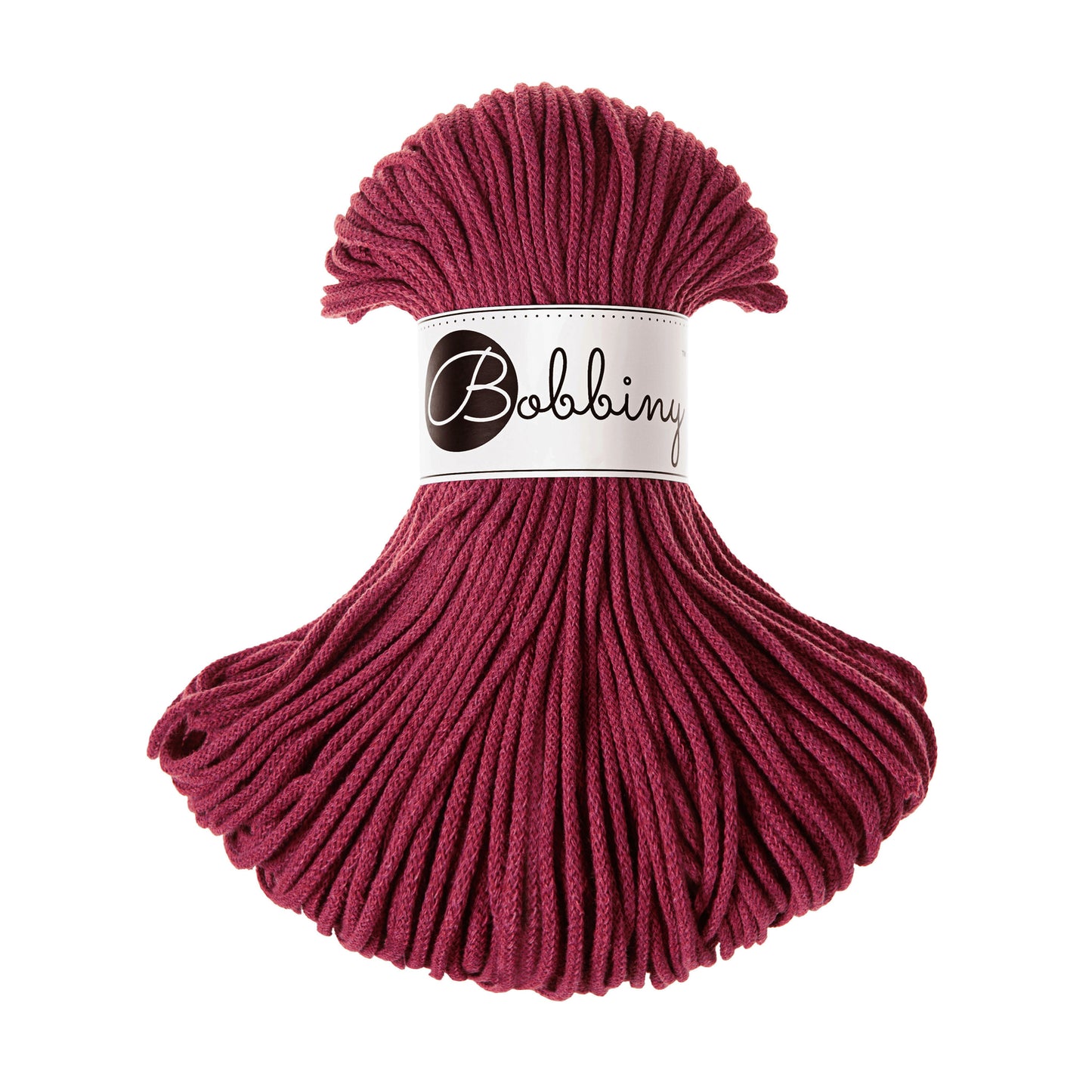 WINE RED Braided cord 3mm